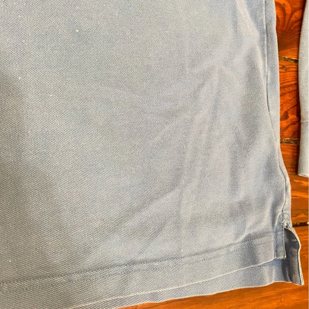 J. CREW 100% COTTON Blue Polo Golf Shirt XL